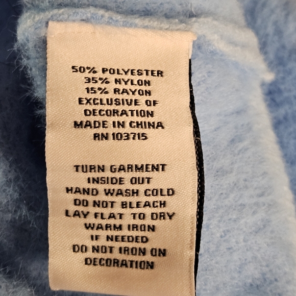 Nanette Lepore Blue Floral Sweater - Picture 7 of 11